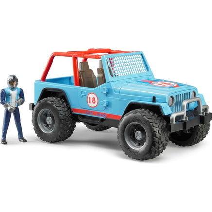 Jeep Cross Country racer blue with driver - ToyTime