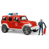 Jeep Rubicon fire vehicle w fireman - ToyTime