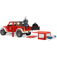 Jeep Rubicon fire vehicle w fireman - ToyTime