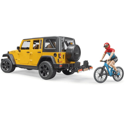 Jeep Wrangler Rubicon w Mountain bike and figure - ToyTime