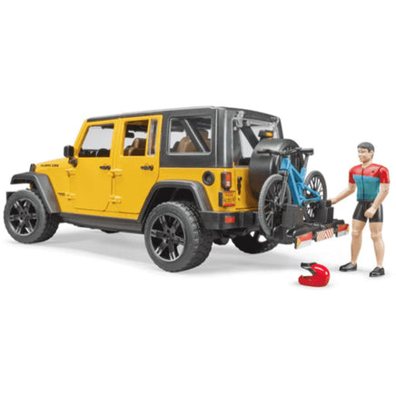 Jeep Wrangler Rubicon w Mountain bike and figure - ToyTime