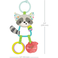 Jingle Charms Rattle - Raccoon - ToyTime