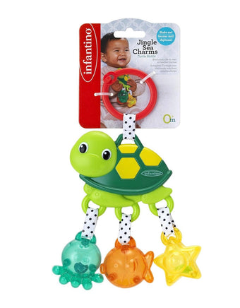 Jingle Sea Charms Rattle Turtle - ToyTime