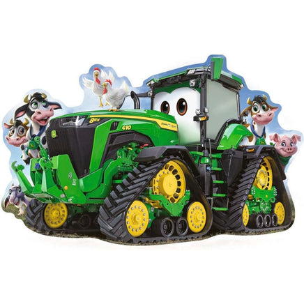 John Deere Tractor 24 pc Shaped Floor Puzzle - ToyTime