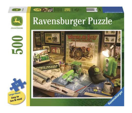 John Deere workshop 500pc puzzle - ToyTime