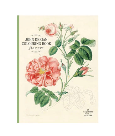 John Derian Colouring Book Flowers - ToyTime