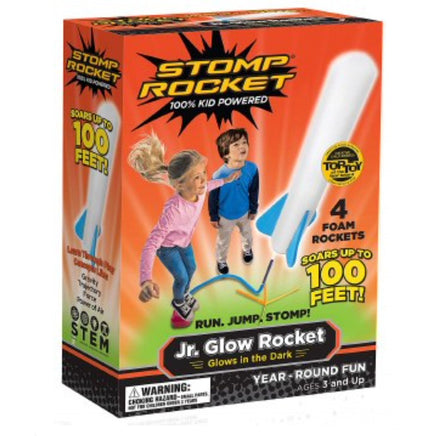 Jr Glow In The Dark Stomp Rocket@D & L - ToyTime