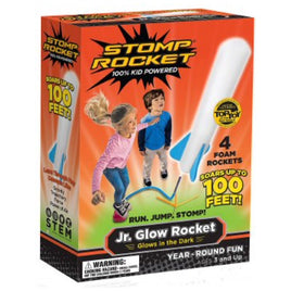 Jr Glows In The Dark Stomp Rocket@D & L - ToyTime