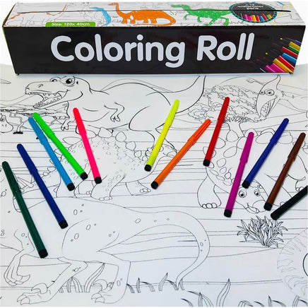 Jumbo Coloring Roll Dinosaur - ToyTime