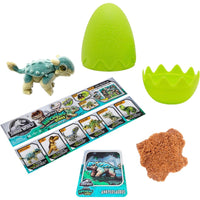 Jurassic Captivz Flocked Hatchlings Sand Egg - ToyTime