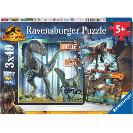 Jurassic world 3x49pc puzzle - ToyTime