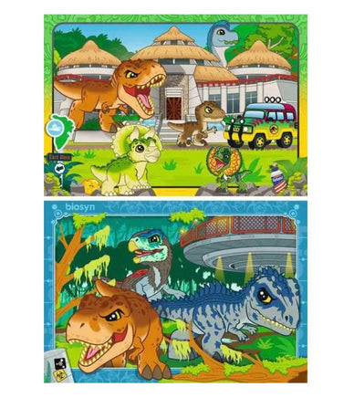 Jurassic World Explorers 2x 24pc Puzzles - ToyTime