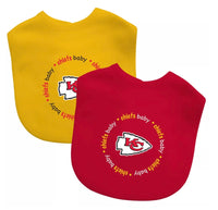 Kansas City Chiefs Baby Bibs 2 Pack - ToyTime
