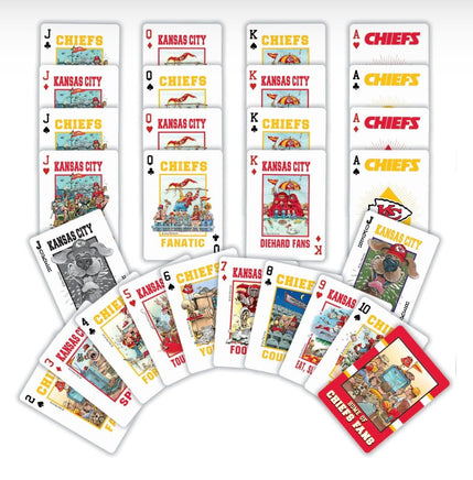 Kansas City Chiefs Fan Deck Playing Cards - ToyTime