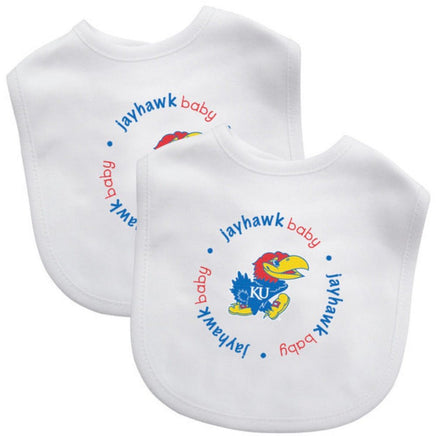 Kansas Jayhawks NCAA Baby Fanatic Bibs 2 - Pack - ToyTime