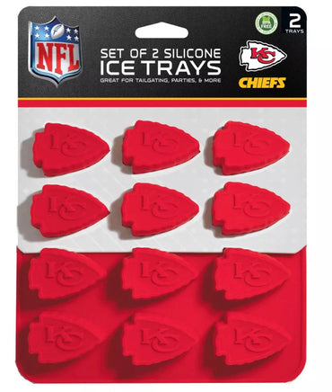 KC Chiefs Set of 2 Silicone Ice Trays - ToyTime