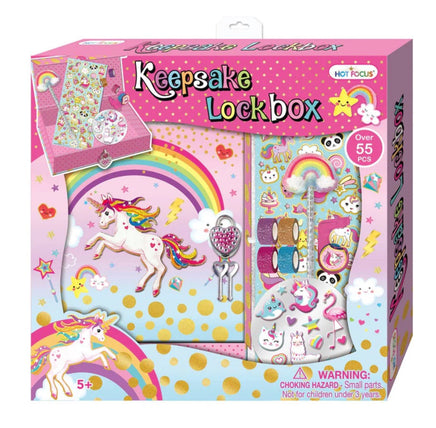 Keepsake Lockbox Unicorn Rainbow - ToyTime