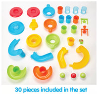 Kidoozie Drop N Roll Raceway 30pcs Marble Run Style Ball - ToyTime