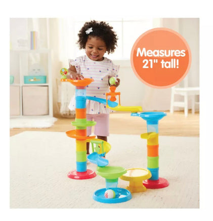 Kidoozie Drop N Roll Raceway 30pcs Marble Run Style Ball - ToyTime