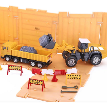 Kids Engineering Construction Site Excavator Toy Set Playset…@Iplay - ToyTime