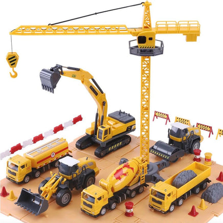 Kids Engineering Construction Site Excavator Toy Set Playset…@Iplay - ToyTime