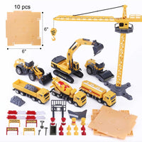 Kids Engineering Construction Site Excavator Toy Set Playset…@Iplay - ToyTime