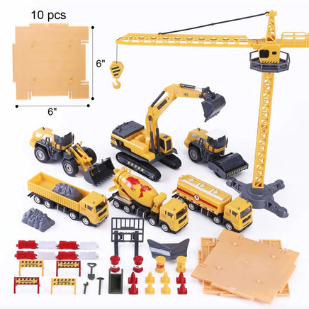 Kids Engineering Construction Site Excavator Toy Set Playset…@Iplay - ToyTime