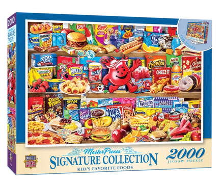 Kids Favorite Foods 2000pcs Jigsaw Puzzle - ToyTime