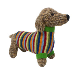 Knitted Sausage Dog - ToyTime