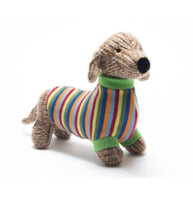Knitted Sausage Dog - ToyTime