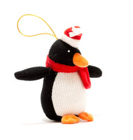 Knitted Xmas Penguin - ToyTime