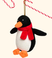 Knitted Xmas Penguin - ToyTime