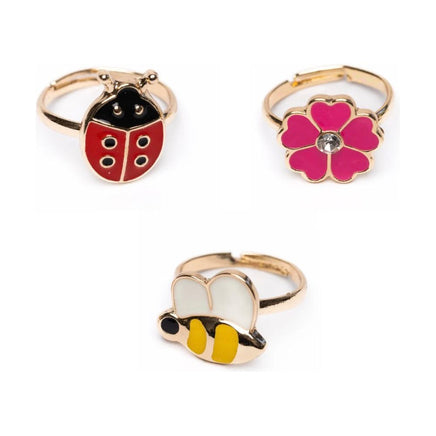 Ladybug garden 3 ring set - ToyTime