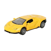 Lamborghine 700 Pull back die - cast metal car, door open function 1:32 - ToyTime