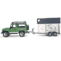 Land Rover Station Wagon w Horse Trailer & horse - ToyTime