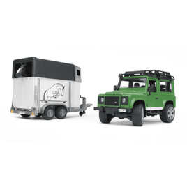 Land Rover Station Wagon w Horse Trailer & horse - ToyTime