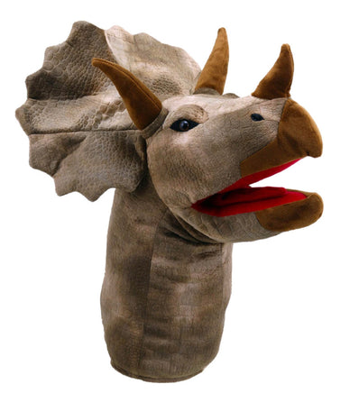 Large Head Triceratops Puppet - ToyTime