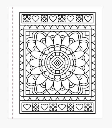 Large Print Coloring Book Color Me Calm - ToyTime