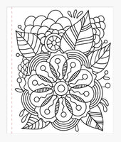 Large Print Coloring Book Color Me Calm - ToyTime
