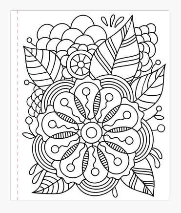 Large Print Coloring Book Color Me Calm - ToyTime
