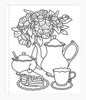 Large Print Coloring Book Home Sweet Home - ToyTime