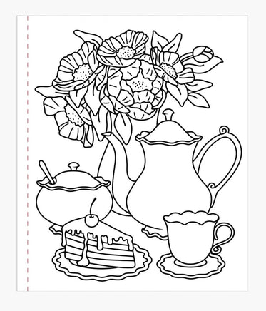 Large Print Coloring Book Home Sweet Home - ToyTime