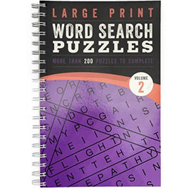 Large Print Word Search Puzzle@Cdr - ToyTime