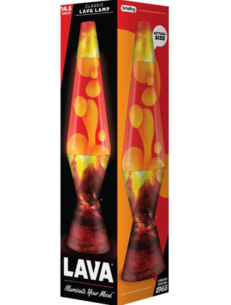 Lava Lamp Erupting Crater Yellow/Red - ToyTime