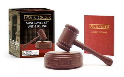 Law & Order Mini Gavel Set with Sound - ToyTime