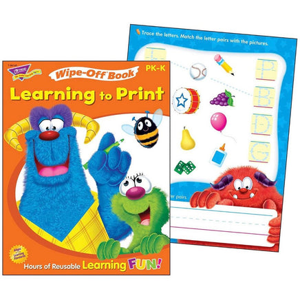 Learning To Print Wipe Off Book - ToyTime