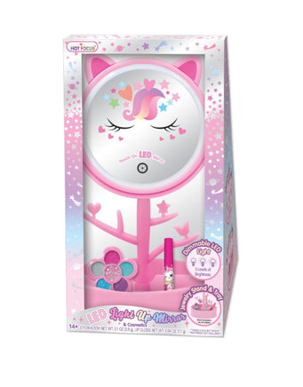 LED Light Up Mirror with Cosmetics - ToyTime
