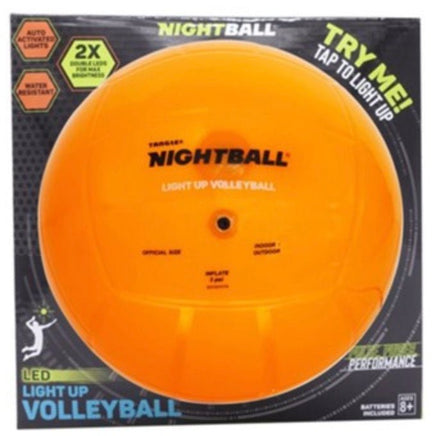 Led Nightball Orange Volleyball - ToyTime