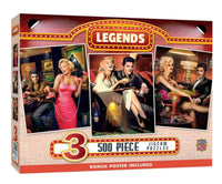 Legends 500 pcs Jigsaw Puzzles 3 Pack - ToyTime