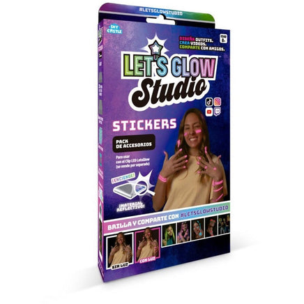 Let's Glow Studio Accessory Stickers Craft Kit - ToyTime